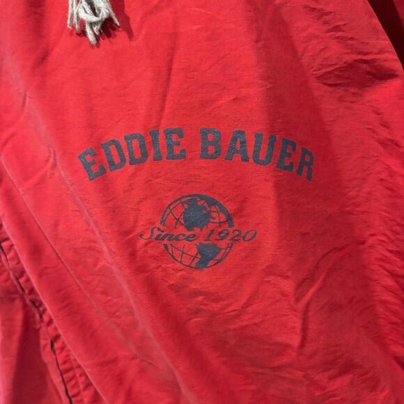 Vtg. 90s Eddie Bauer windbreaker jacket with cotton lining. Size M. - Picture 4 of 6